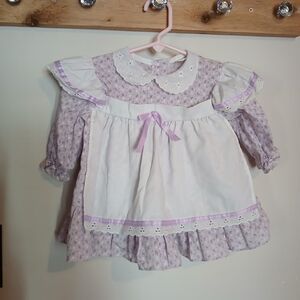 Vintage pinafore baby dress